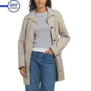 SAVE THE DUCK Stone Beige Trench Coat